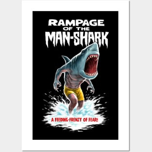 Rampage of the Man-Shark Posters and Art